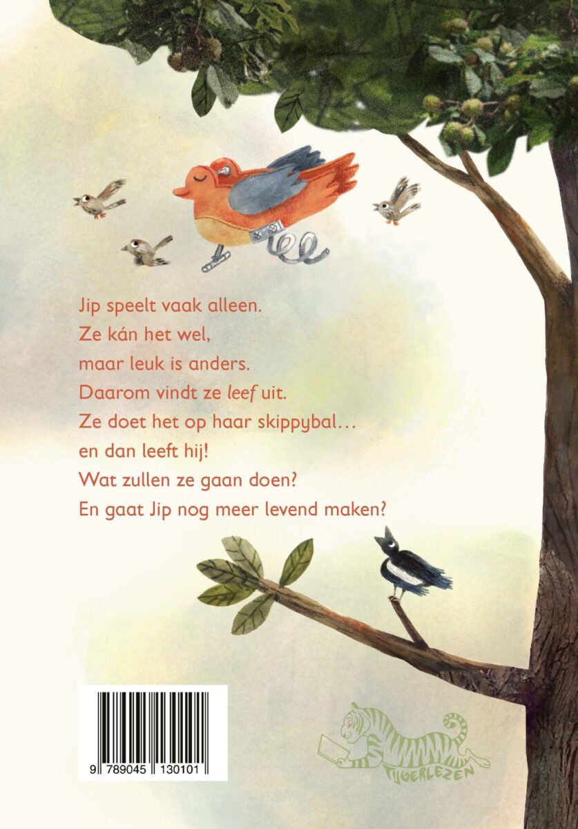 De dag dat de school levend werd – achterflap