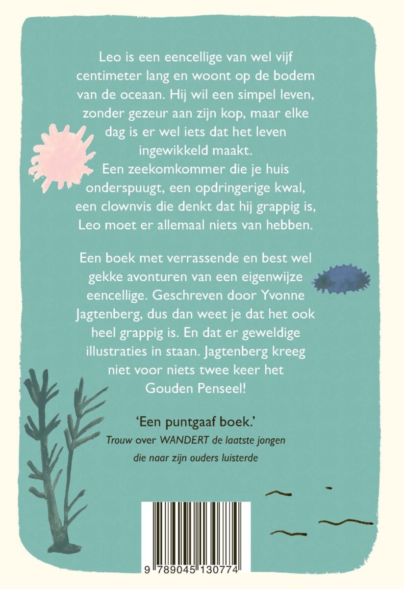De eencellige die het leven best wel ingewikkeld vond – achterflap