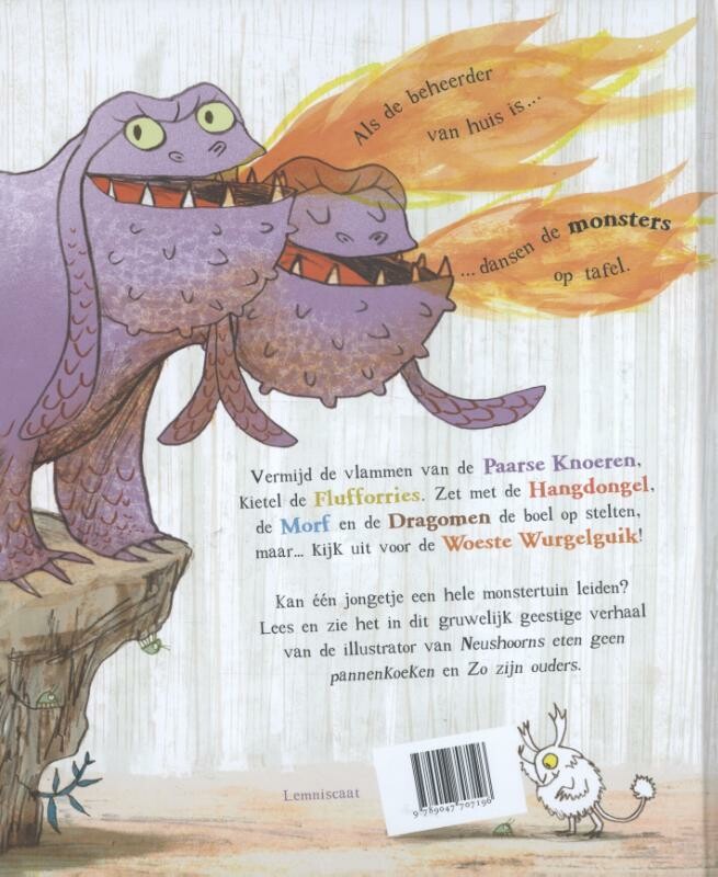 Monstertuin! – achterflap