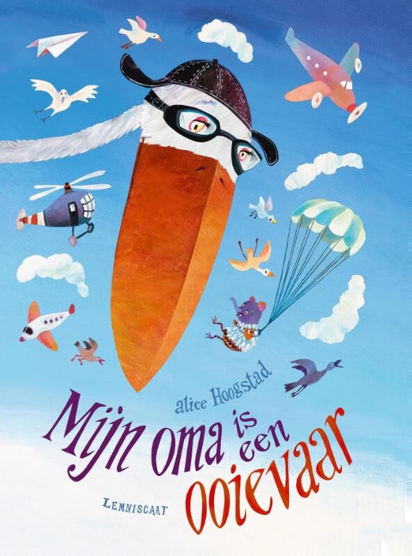 Mijn oma is een ooievaar – cover