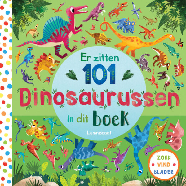 Er zitten 101 dinosaurussen in dit boek – cover