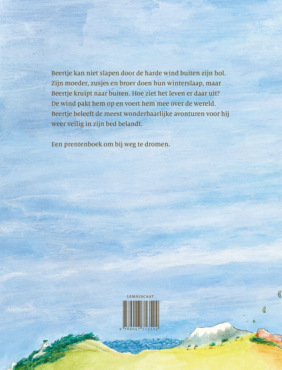 Met de wind mee – achterflap