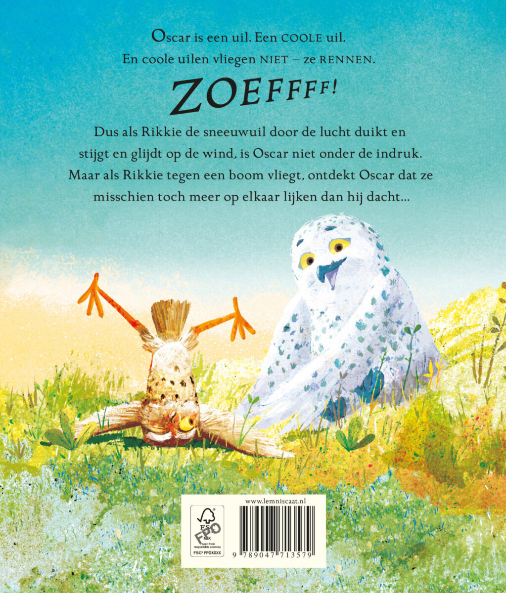 Uilen zijn cool – achterflap