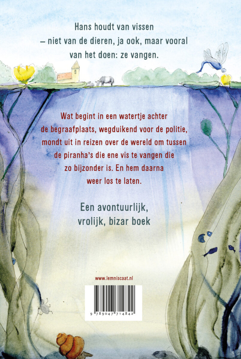 Hoe vang je een grote vis? – achterflap
