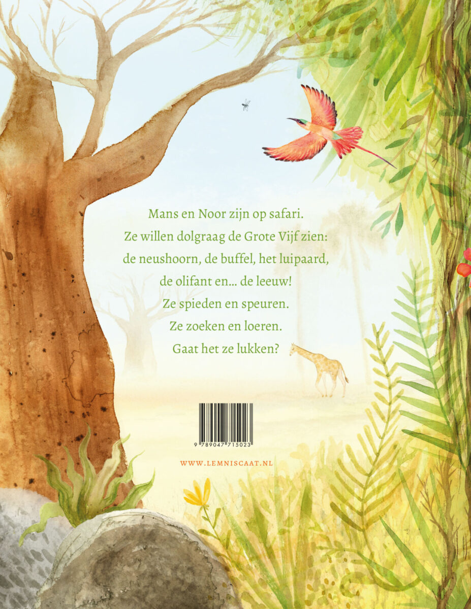 De fantastische vijf – achterflap