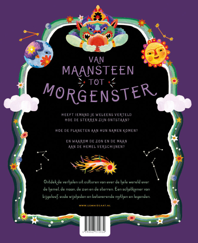 Van maansteen tot morgenster – achterflap