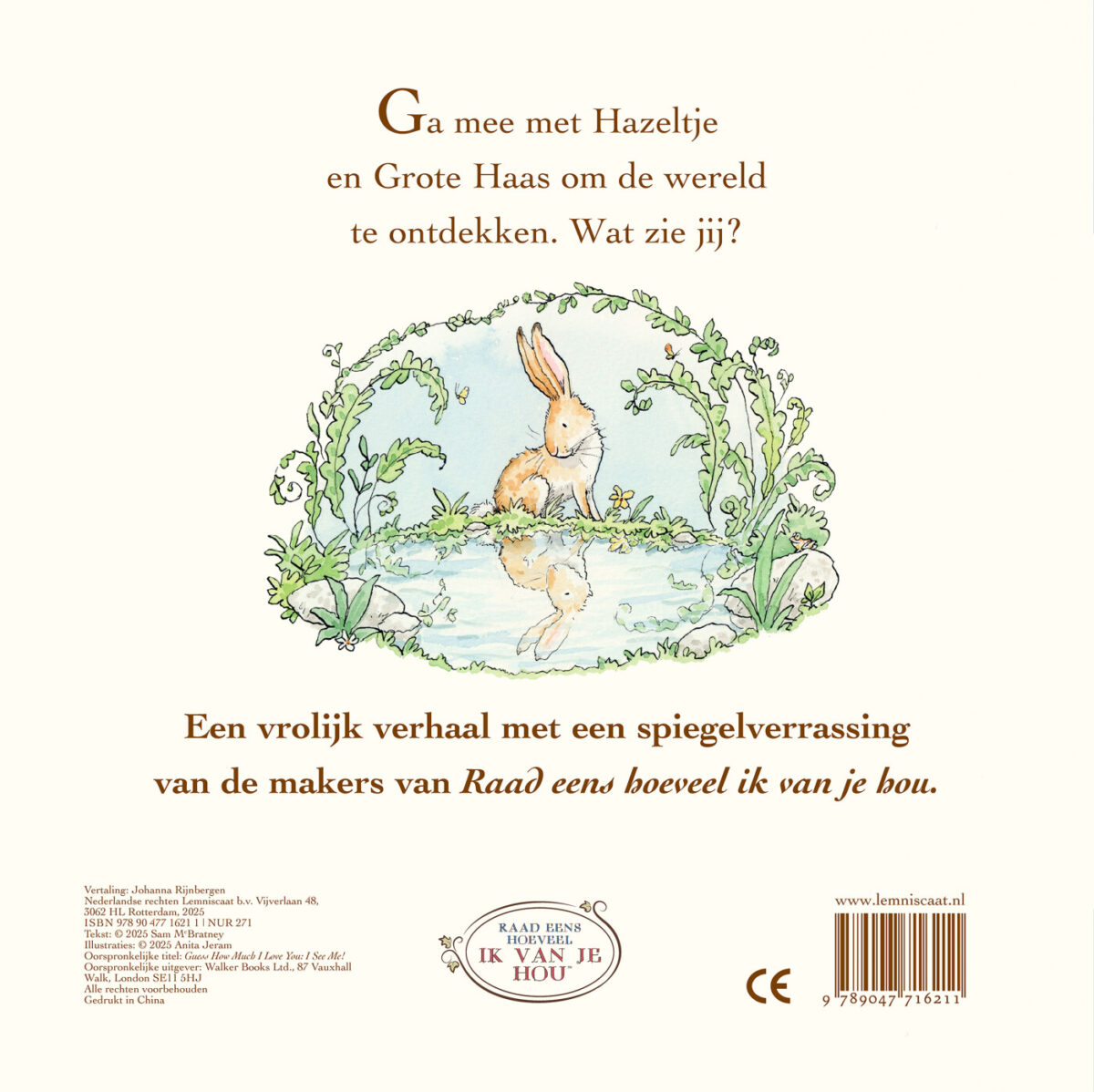 Ik zie mij – achterflap