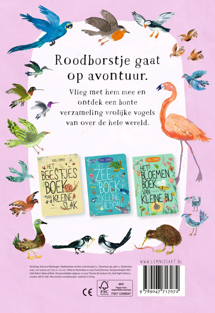 Het vogelboek van Roodborstje – achterflap