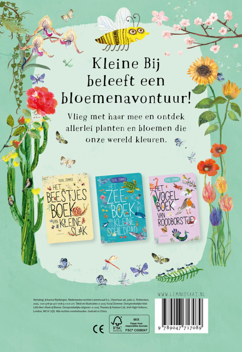 Het bloemenboek van Kleine Bij β achterflap
