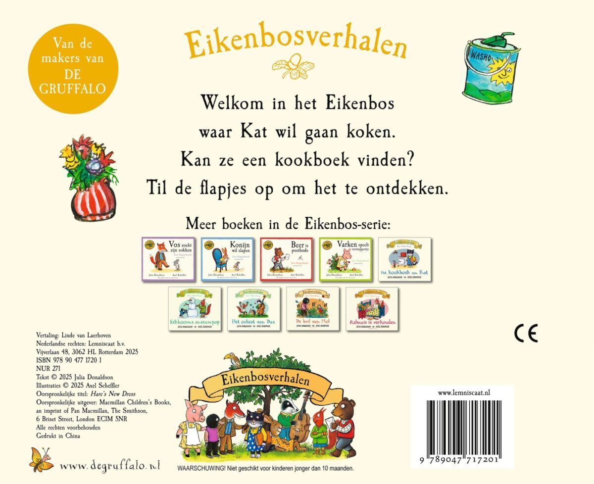 De jurk van Haas – achterflap