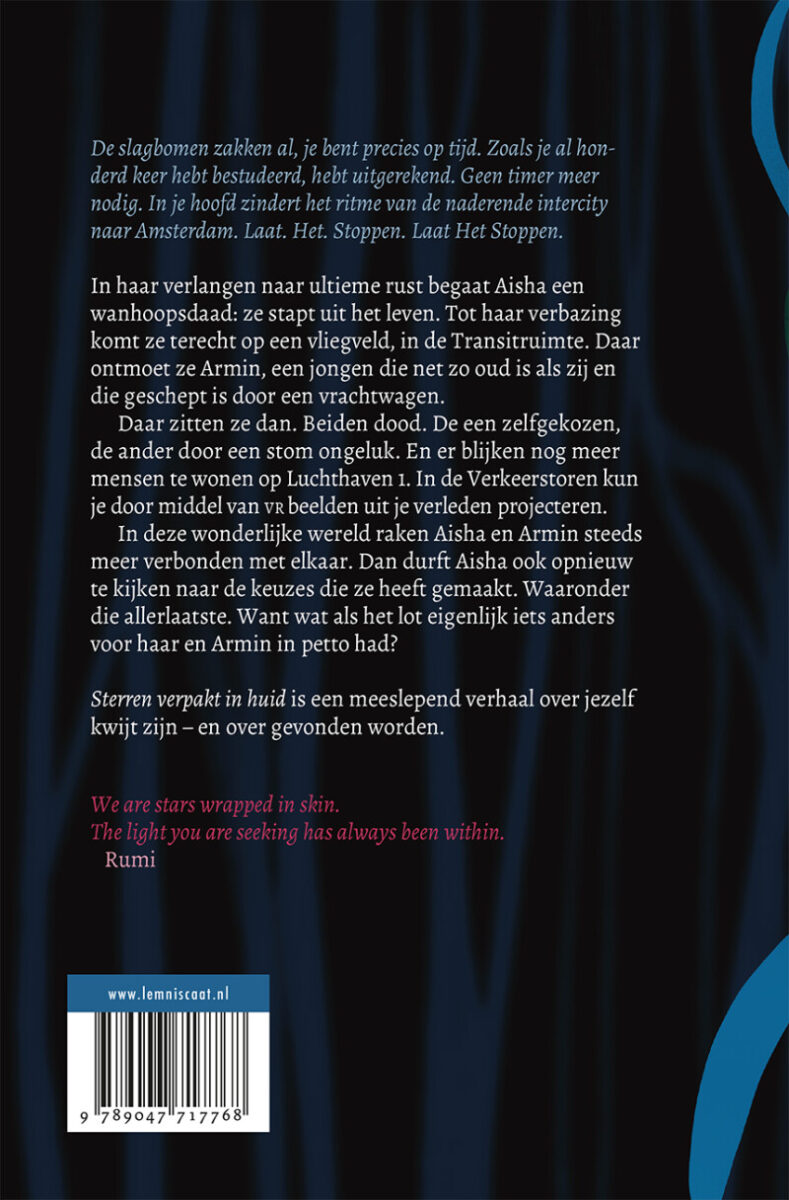 Sterren verpakt in huid – achterflap