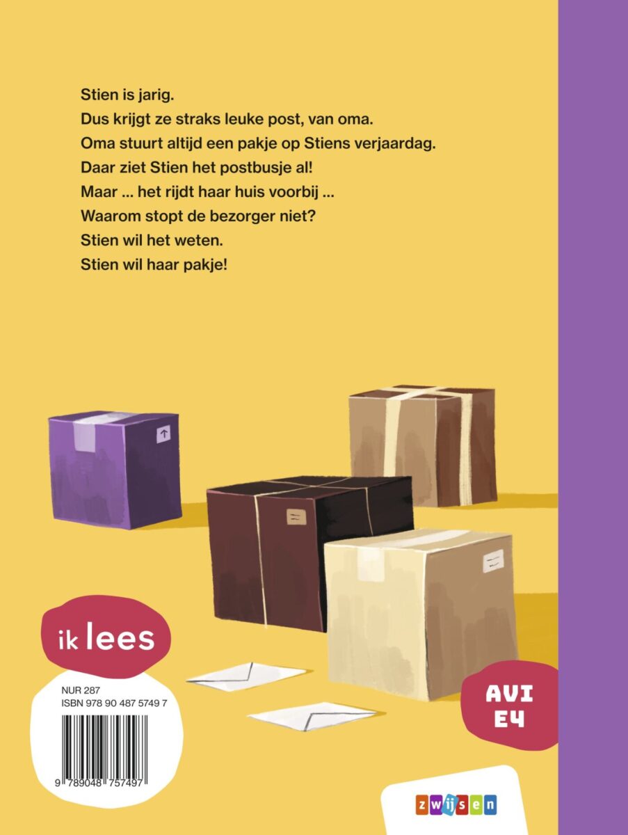 Pakje vermist! – achterflap