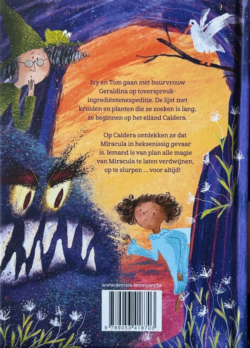 Heksje Ivy en de magieslurpers – achterflap