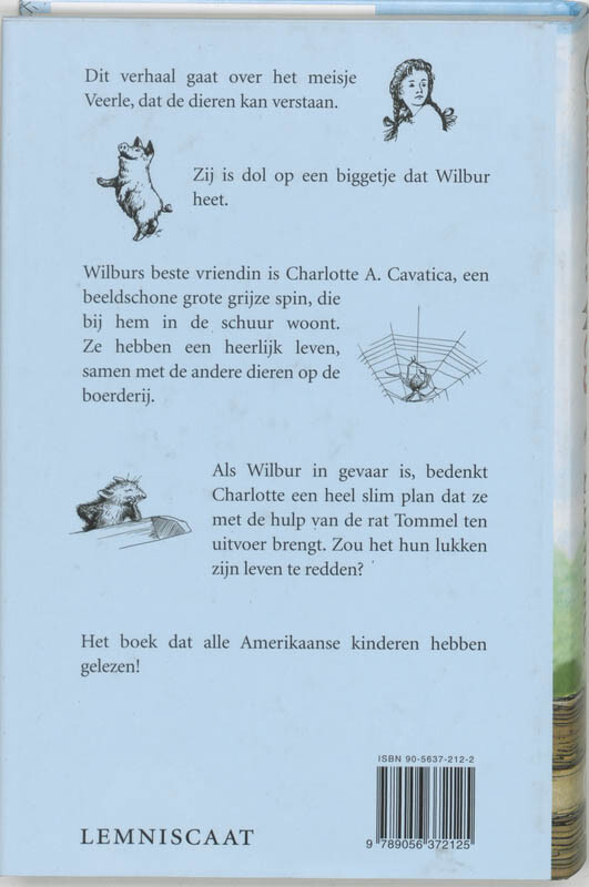 Charlotte’s web – achterflap