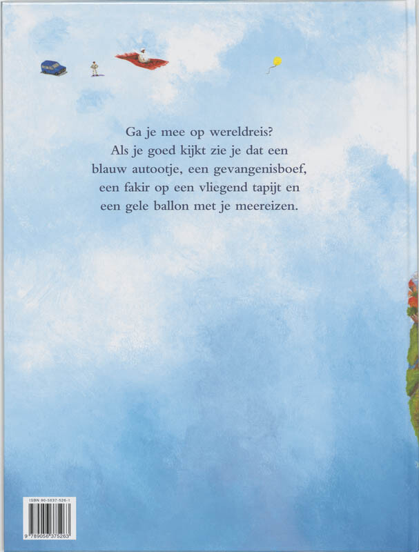 De gele ballon – achterflap