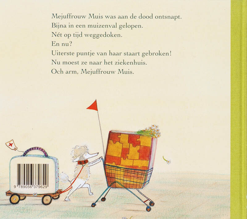 Mejuffrouw Muis in het ziekenhuis – achterflap