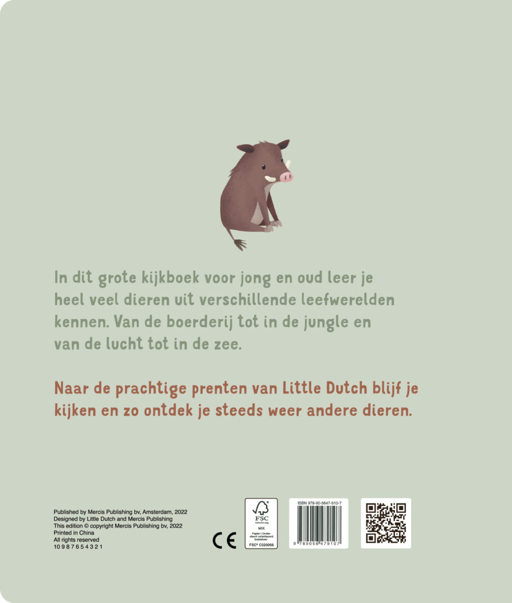 Mijn eerste dierenboek – achterflap