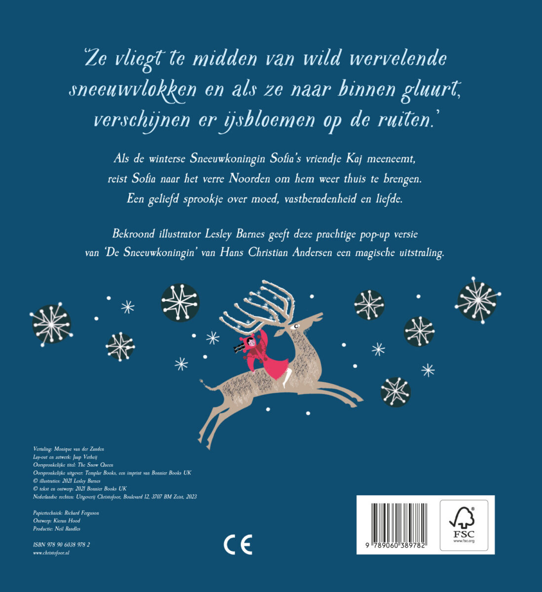De sneeuwkoningin β achterflap