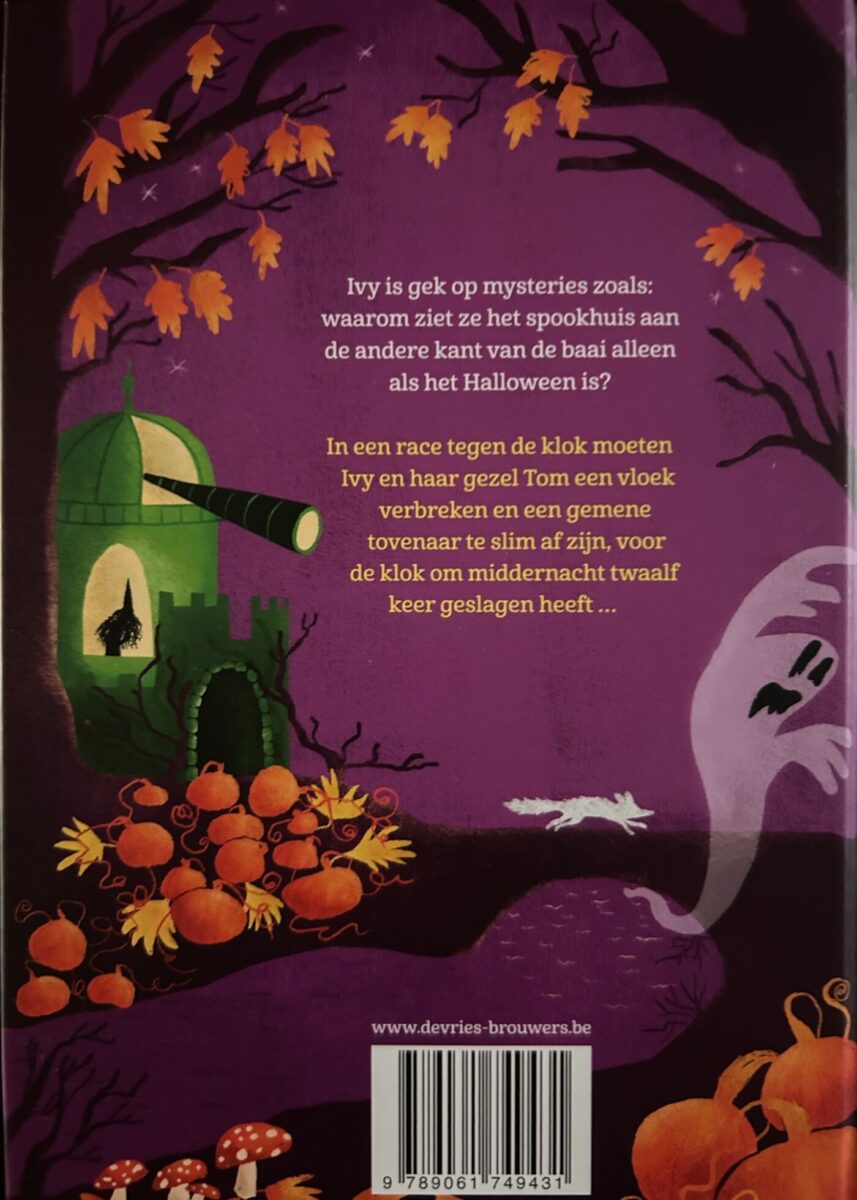 Heksje Ivy en de tijdrover – achterflap