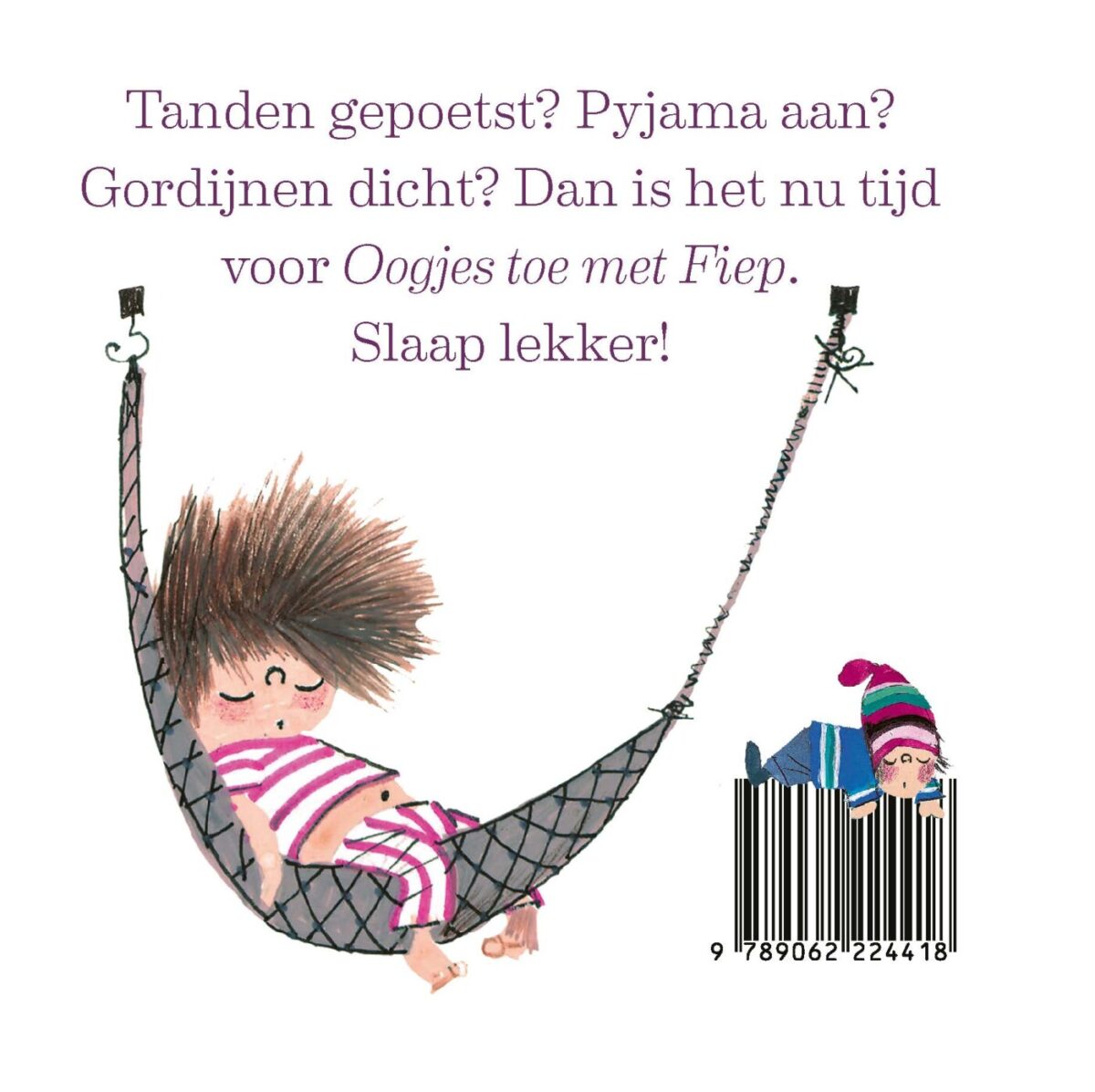 Oogjes toe met Fiep – achterflap