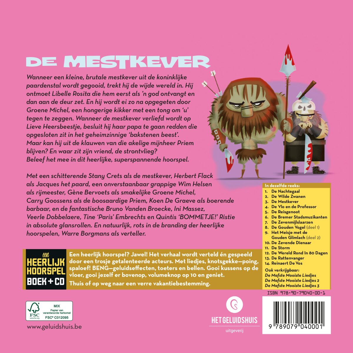 De mestkever – achterflap
