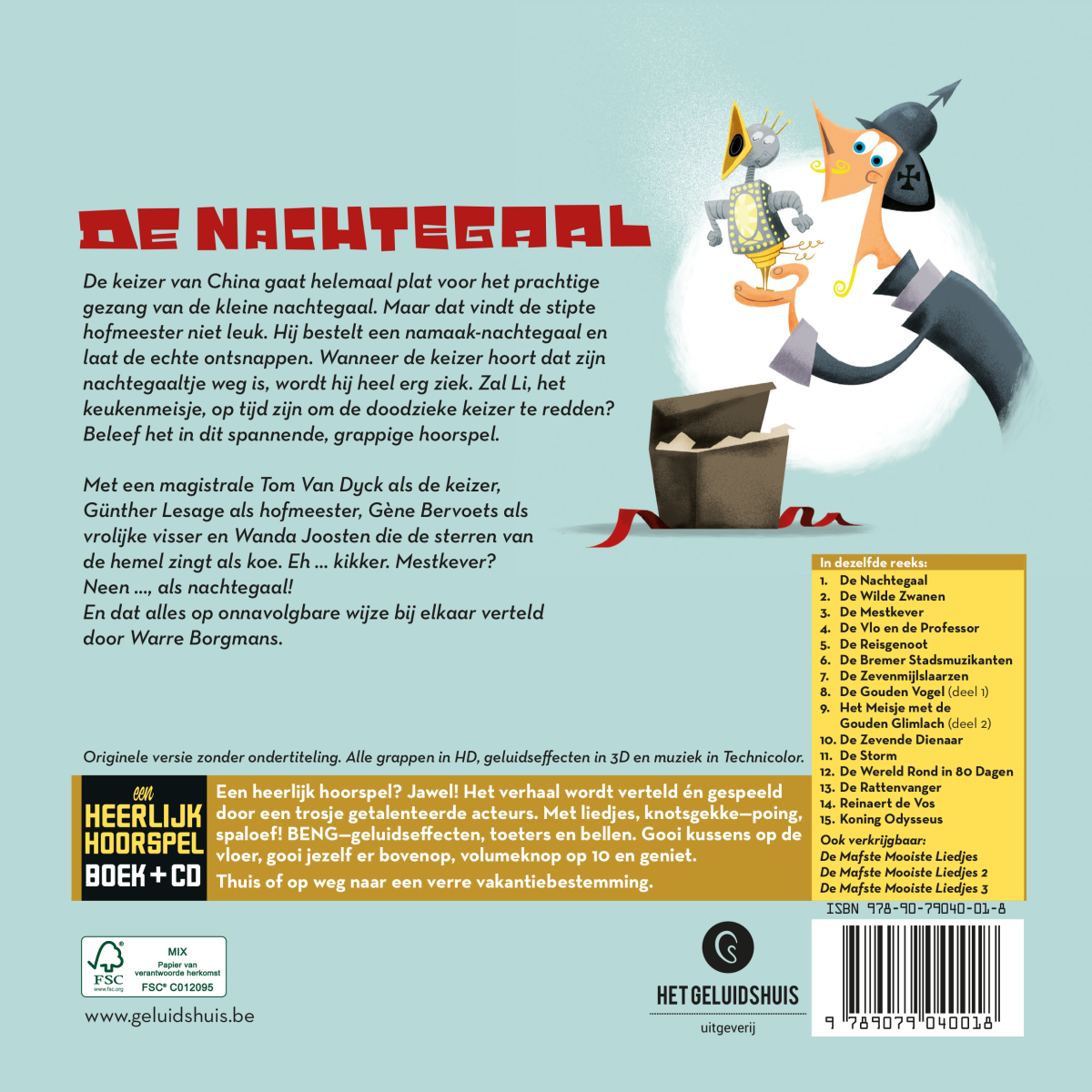 De nachtegaal – achterflap