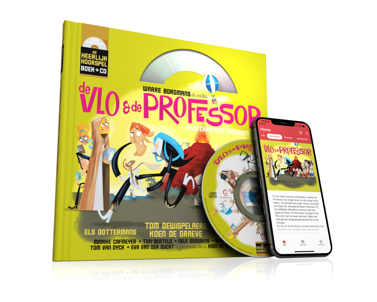 De vlo en de professor – cover