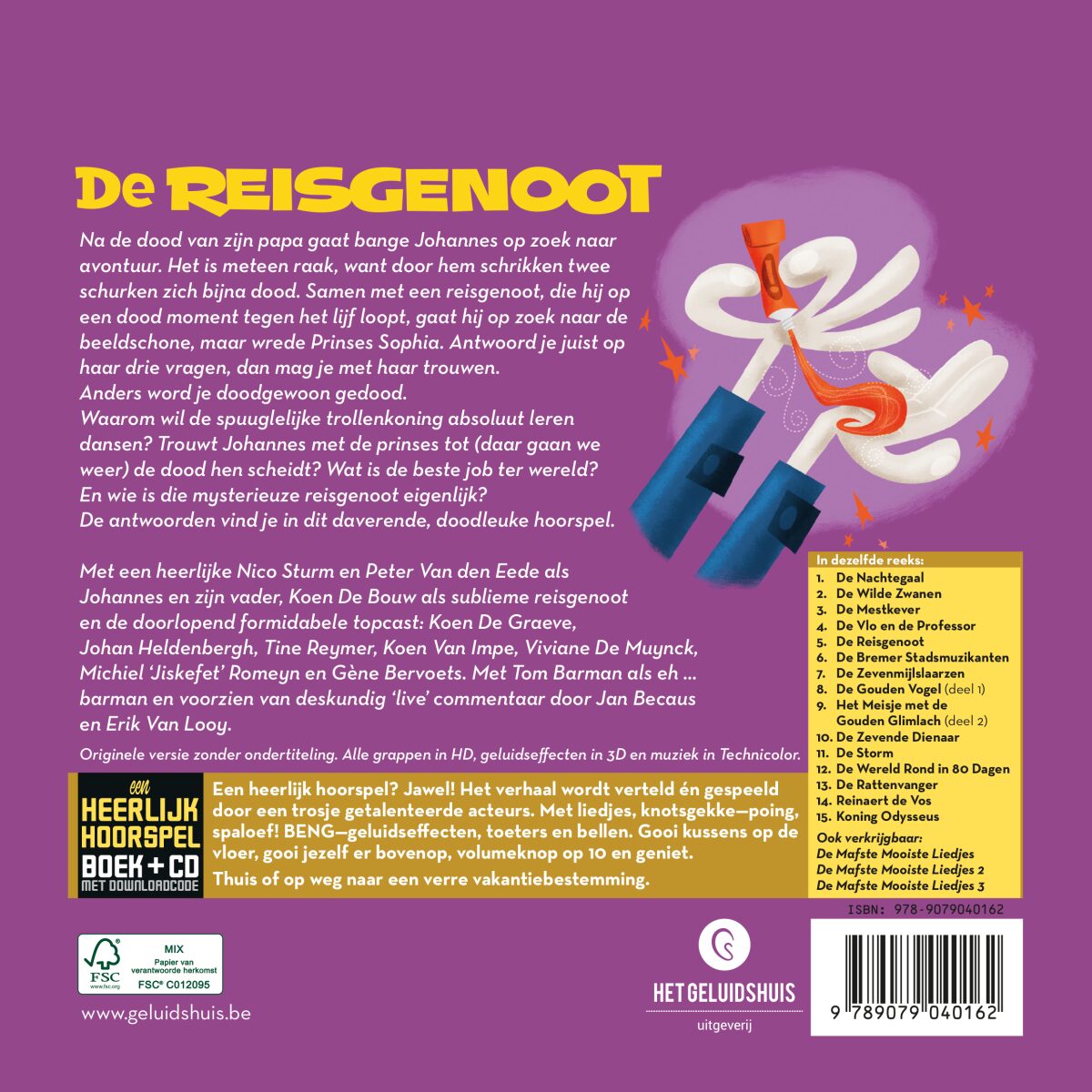 De reisgenoot – achterflap