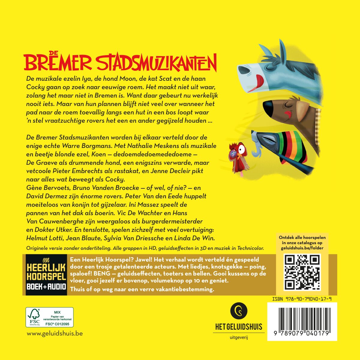 De Bremer stadsmuzikanten – achterflap