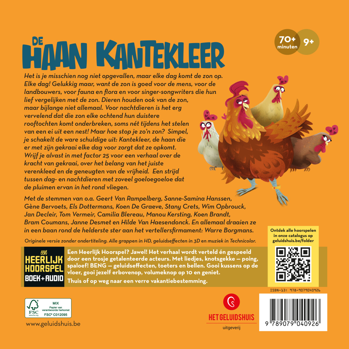 De haan Kantekleer – achterflap