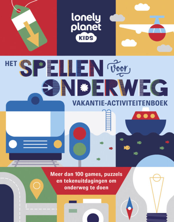 Het spellen voor onderweg vakantie-activiteitenboek – cover