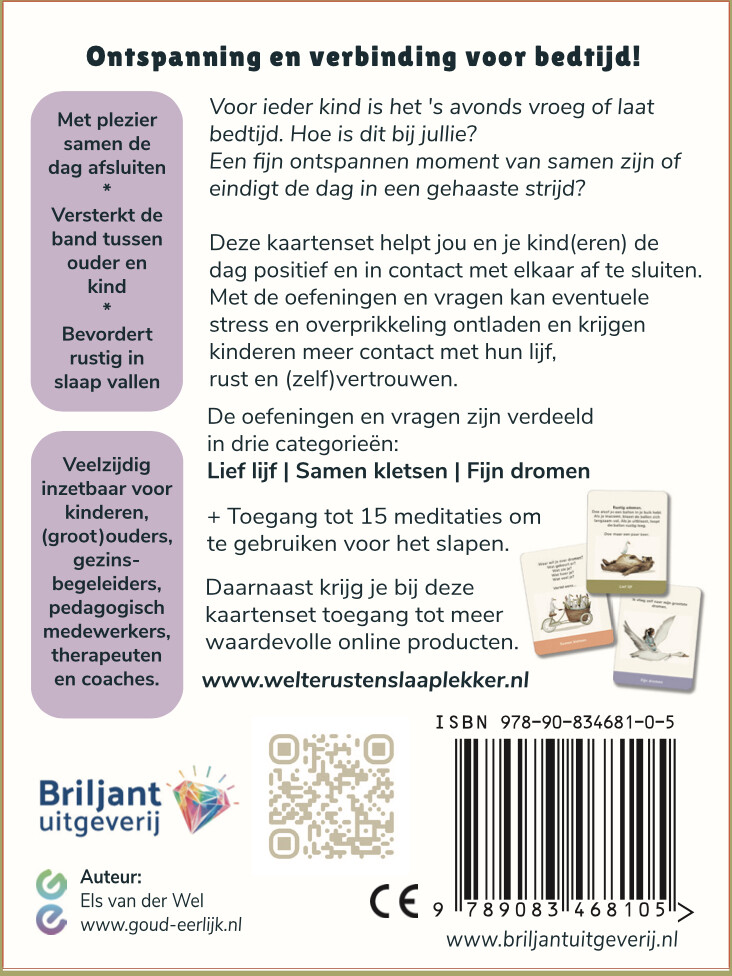 Welterusten, slaap lekker! – achterflap