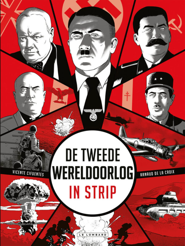 De Tweede Wereldoorlog in strip – cover