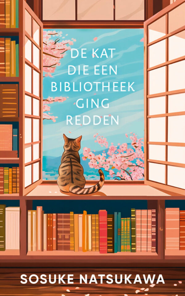 De kat die een bibliotheek ging redden – cover