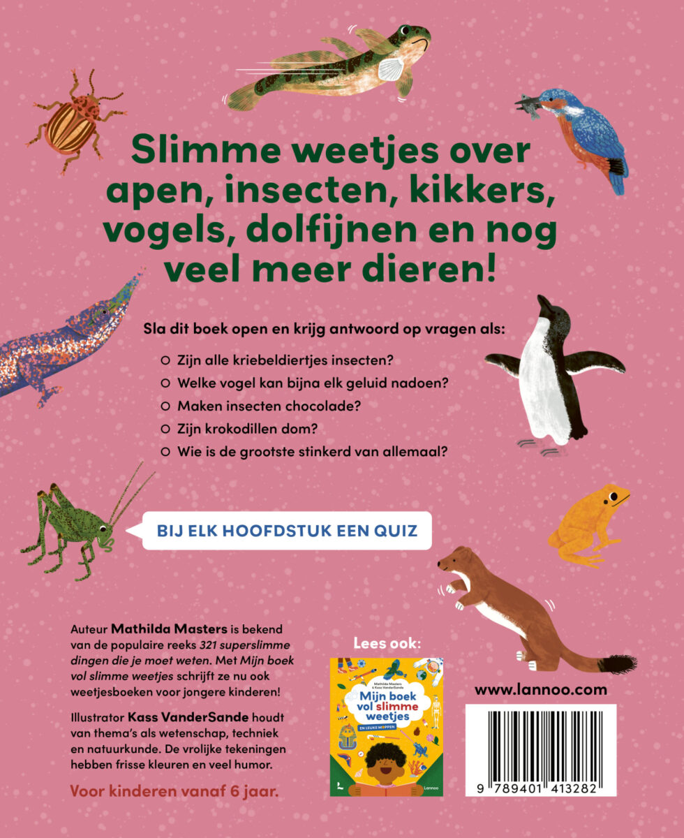 Mijn boek vol slimme weetjes over dieren β achterflap