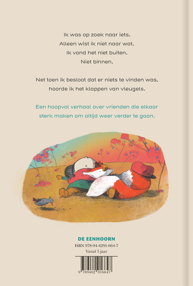 Vos, vogel en ik – achterflap
