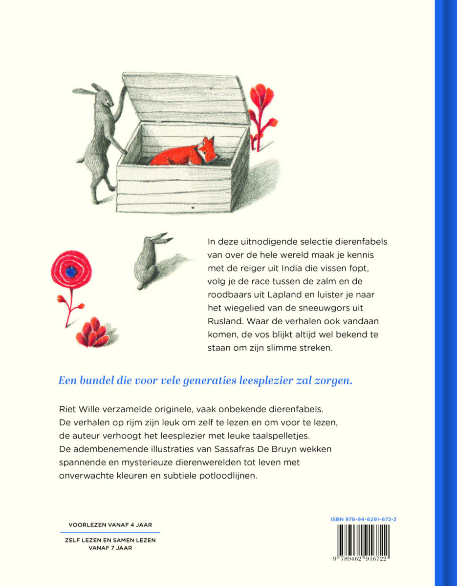 Als een vossenstaart op een landkaart – achterflap