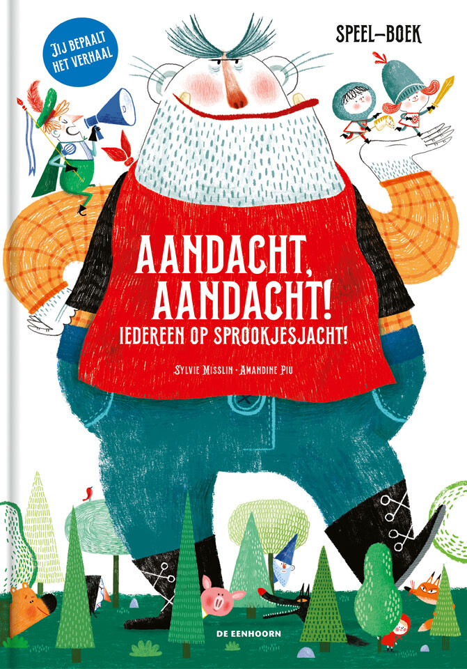 Aandacht, aandacht! Iedereen op sprookjesjacht! – cover