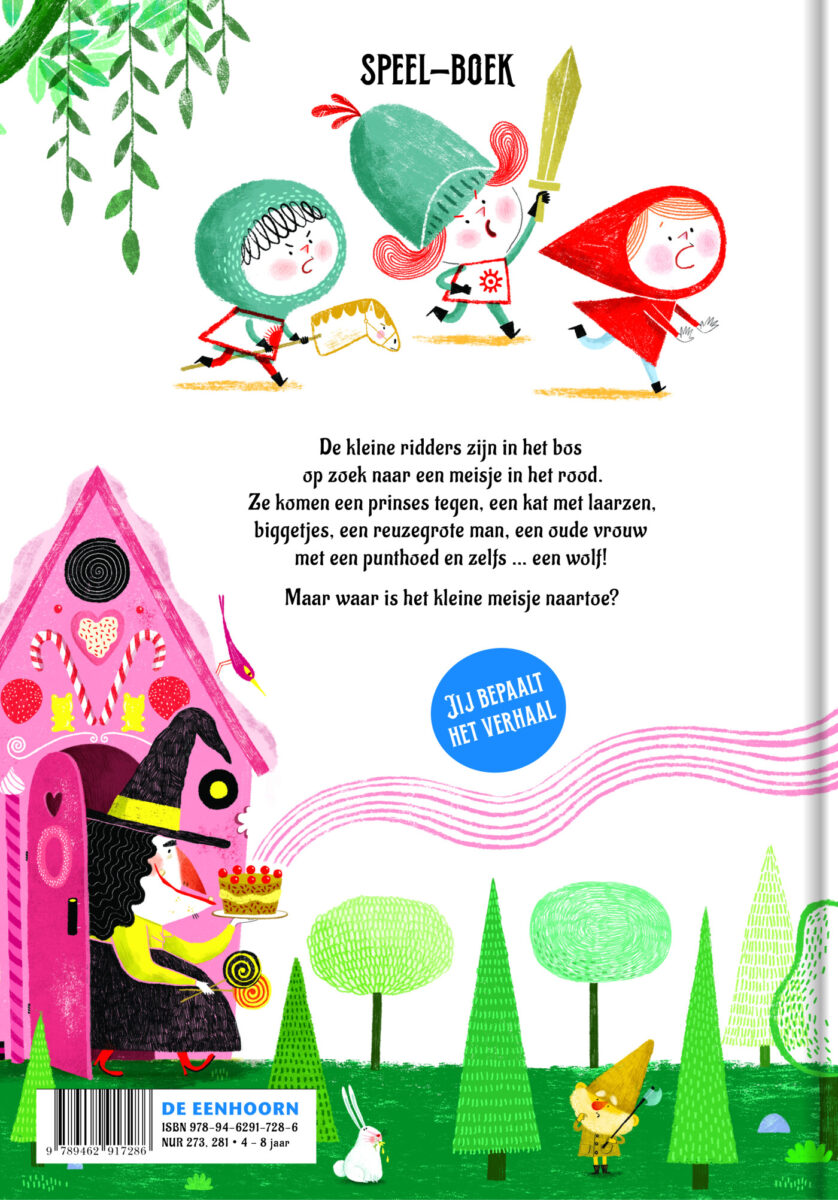 Aandacht, aandacht! Iedereen op sprookjesjacht! – achterflap