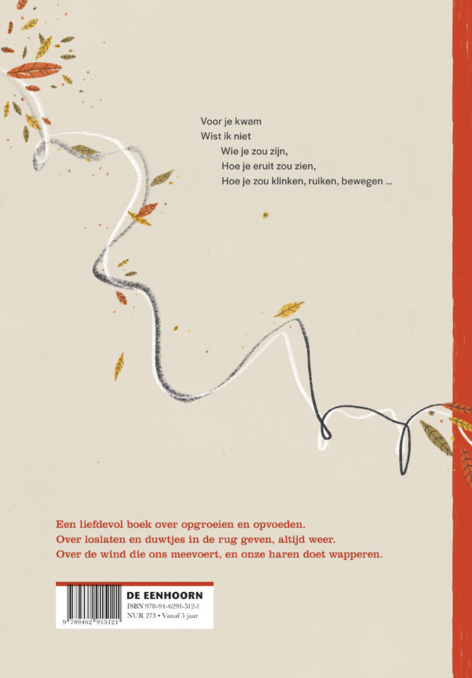 De wind en wij – achterflap