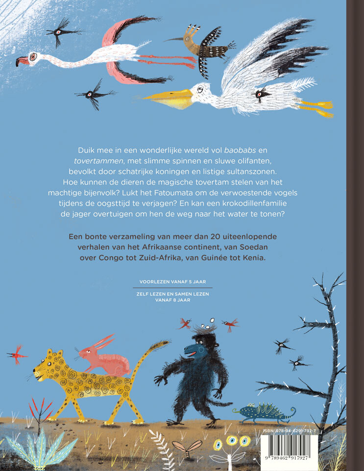 Een stoet Afrika op bezoek – achterflap