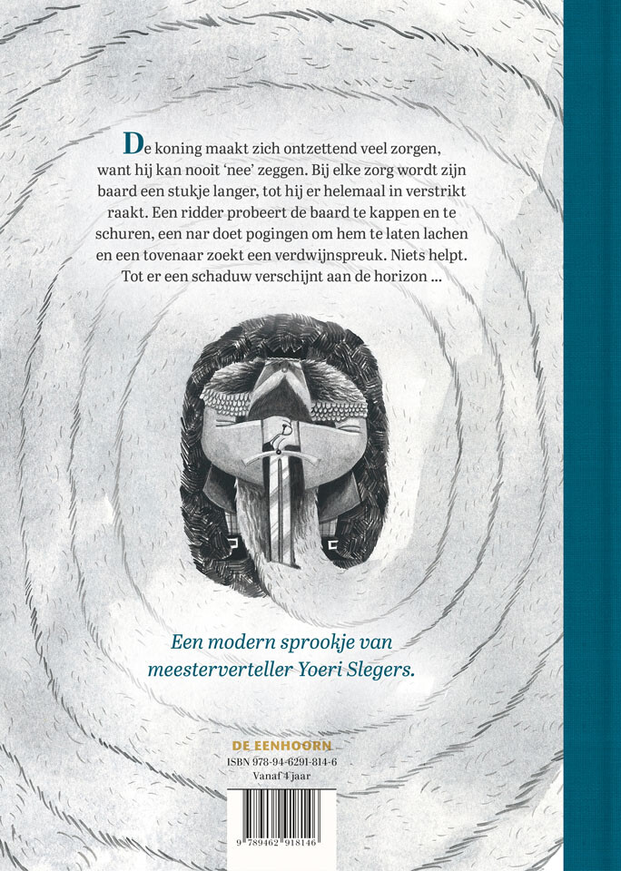 De koning die nooit nee zei – achterflap