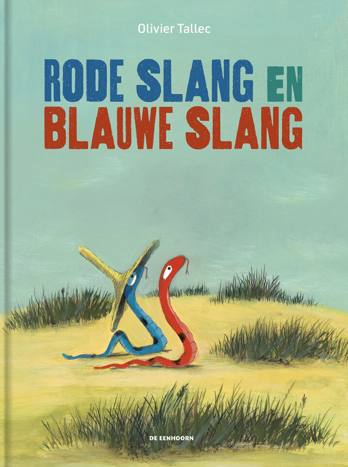 Rode slang en blauwe slang – cover
