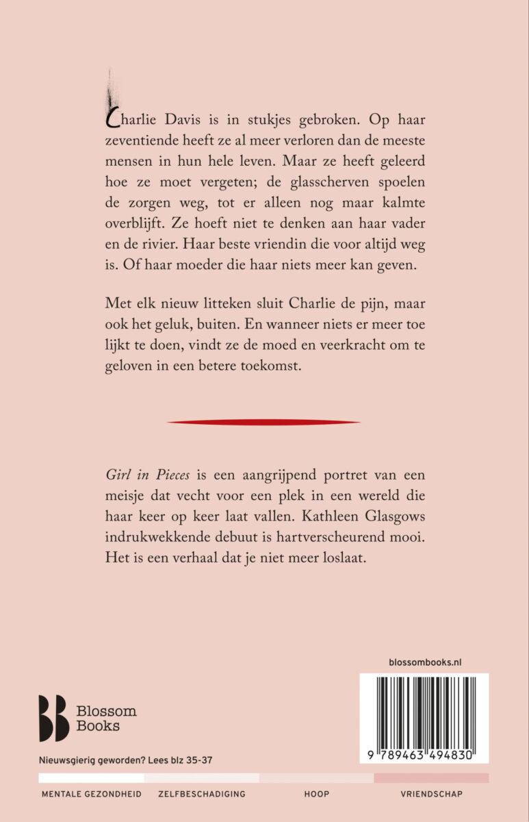 Girl in pieces – achterflap