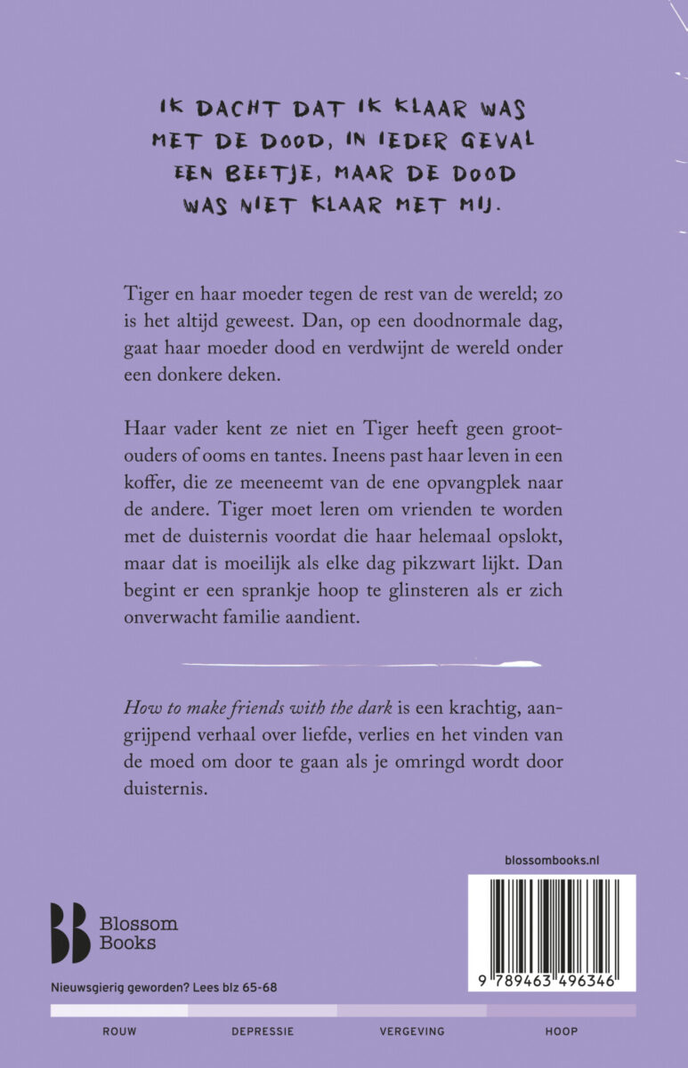 How to make friends with the dark – achterflap