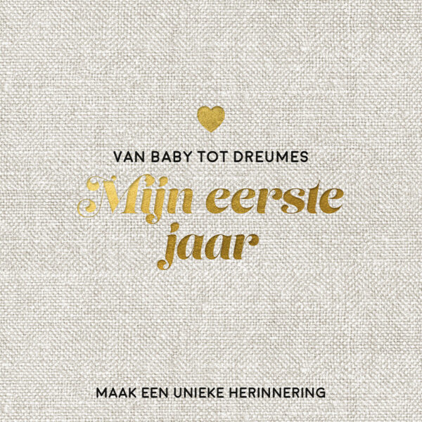 Mijn eerste jaar babyboek – Maak een unieke herinnering – cover