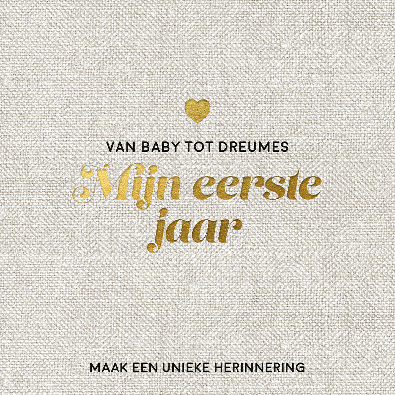 Mijn eerste jaar babyboek – Maak een unieke herinnering – cover