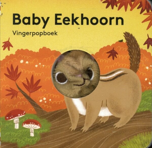 Vingerpopboekje Baby eekhoorn – cover