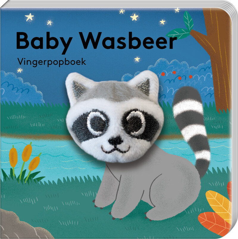 Vingerpopboekje Baby wasbeer β cover