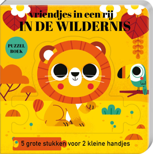 Puzzelboek In een rij – In de wildernis – cover